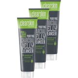 Avon Clearskin Pore Shine Gözenek ve Parlaklık Kontrolü için Jel Temizleyici 100 Ml. Üçlü Set