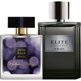 Avon Elite Gentleman In Black Erkek Parfüm ve Little Black Dress Midnight Party 175ml Kadın Parfüm Paketi