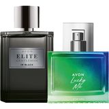 Avon Elite Gentleman in Black ve Lucky Me Erkek Parfüm Paketi