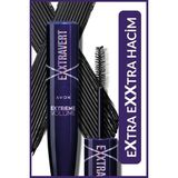 Avon Exxtravert Maskara 9 ml Blackest Black Hacim Verici Suya Dayanıklı Özel Formül