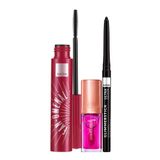 AVON Fan-Omenal Maskara Siyah Göz Kalemi ve Blossom Dudak Yağı Paketi
