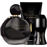 Avon Far Away Glamour EDP 50 ml Kadın Parfüm + 150 ml Vücut Losyonu + 50 ml Roll-On Deodorant