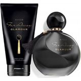 Avon Far Away Glamour EDT Parfüm ve Vücut Losyonu Seti 100 ml Meyveli Koku Kadınlar İçin