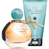 Avon Far Away Infinity Kadın Parfüm Seti 100 ml Meyveli Koku ile Özel Hediye