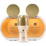 Avon Far Away Kadın Parfüm ve Roll-on Hediye Seti – Kalıcı EDP, Günlük Kullanım, 2x50 ml Parfüm + 50 ml Roll-on