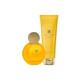 AVON Far Away Shine EDP 50ml, Vücut Losyonu 125ml, Kadın Parfüm Seti, Sarı