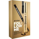 Avon Follow Me Göz Kalemi Blackest Black ve Lash Genius Maskara Hediye Paketi
