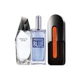 AVON Full Speed 75ml, Perceive 100ml EDT, Individual Blue 100ml EDT, 3'lü Erkek Parfüm Seti