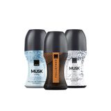 AVON Full Speed Musk Rain ve Musk Exhale Erkek Rollon Paketi
