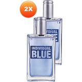 Avon Individual Blue Edt 100 Ml Erkek Parfüm 2 Adet Hediyelik Lüks Ambalaj ile Çekici Koku