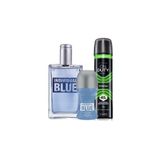 Avon Individual Blue Edt 100ml Erkek Parfüm-On Duty Fresh Dodorant-Blue Roll-On 50ml