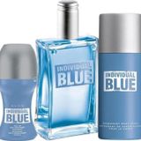 Avon Individual Blue Erkek Parfum Deodorant Rollon Uclu Set