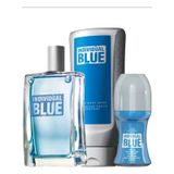 Avon Individual Blue Erkek Parfüm EDT 100 ML + Roll-On Deodorant 50 ML + Saç ve Vücut Şampuanı 250 ML