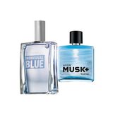 Avon Individual Blue Erkek Parfümü 100 ml + Avon Musk Marine EDT 75 ml 2'li Set