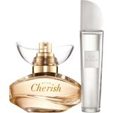Avon Kadın Parfüm Seti - Pur Blanca ve Cherish, Çiçeksi ve Meyveli Aromalar, 2×50 ml, Özel Hediye Paketi
