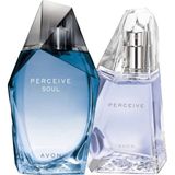 Avon Kadın Parfümü ve Perceive Soul Edt 100 Erkek Parfüm Seti 50 ml