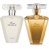 Avon Kadın Rare Pearls ve Rare Gold EDP 50 ml Aromatik Parfüm İkili Set