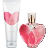 Avon Lov U Kadın Parfüm ve Vücut Losyonu Hediye Seti 50 ml EDP Lüks Ambalajda