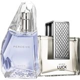 Avon Luck Erkek Parfüm ve Perceive 125ml Kadın Parfüm Paketi