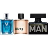 Avon Man 75 ml Erkek Edt+Avon V For Victory 75 ml Erkek Edt+Avon Musk Iron 75 ml Erkek Edt Set