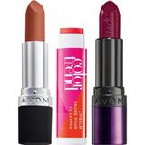 Avon Mat Ruj Marvelous Mocha Mark Prism Blast Off Ruj Ve Dudak Bakımı Paketi