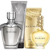 Avon Maxima EDP 50 ml Kadın Parfüm ve Maxime EDT 75 ml 4'lü Bakım Seti Erkek Parfüm
