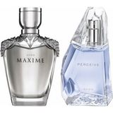 Avon Maxime Erkek Edt+Avon Perceive 50 ml Kadın Edp