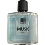 Avon Musk Exhale 75 ml Erkek EDT Parfüm Aromatik Odunsu Lavanta Ferah Hissiyat