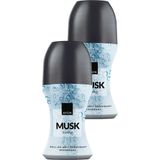 AVON Musk Exhale Roll On 50 Ml. İkili Paket