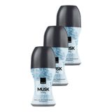 AVON Musk Exhale Roll On 50 Ml. Üçlü Paket