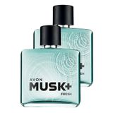 Avon Musk Fresh 2x75 ml EDT Erkek Parfüm