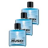 Avon Musk Marine EDT 3x75 ml Erkek Parfüm Üçlü Set