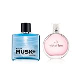 Avon Musk Marine Erkek + Wish Of Love Kadin Parfum 2'Li Set
