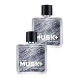 Avon Musk+ Mineralis Erkek EDT 2x75 ml Erkek Parfüm