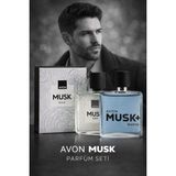 Avon Musk Parfüm Seti | Marıne & Raın | 2 x 75 ml Edt Erkek Parfüm