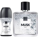 Avon Musk Rain Erkek Parfüm ve Rollon Paketi - 75 ml