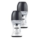 AVON Musk Rain Erkek Roll-on 50 Ml. İkili Paket