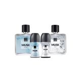 AVON Musk Rain Musk Exhale Erkek Parfüm ve Rollon Paketi