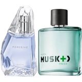 Avon Perceive 50 ml Kadın Edp +Avon Musk Fresh 75 ml Erkek Edt