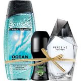 Avon Perceive Edt 100 ml Erkek Parfüm 3 Lü Set