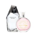Avon Perceive Erkek Parfüm EDT 100 ML + Wish Of Love Kadın Parfüm EDP 50 ML