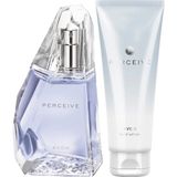 Avon Perceive Kadın EDT Parfüm 50 ml + Vücut Losyonu Seti – Frezya, Erik ve Vanilya Kokulu, Kalıcı, Günlük Kullanım