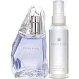 Avon Perceive Kadın Parfüm 50 ml ve 100 ml Vücut Spreyi Seti Akdeniz Esintisi Hediye