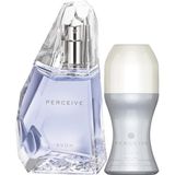 Avon Perceive Kadın Parfüm ve Roll-On Seti 50 ml + 50 ml – Çiçeksi Ferah ve Kalıcı Koku, Günlük Kullanım ve Hediyelik