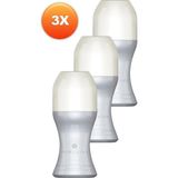 Avon Perceive Kadınlar için Tropikal Çiçek ve Meyve Aromalı Roll-On Deodorant - 3×50 ml, Gün Boyu Terlemeye Karşı Etkili Koruma