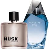 Avon Perceive Soul ve Musk Vulcain Erkek Parfüm Paketi