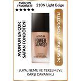 Avon Power Stay Fondöten Mat Bitişli 30 ml SPF10 Suya Dayanıklı 24 Saat Kalıcı - Light Beige