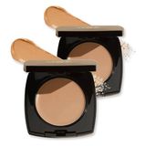 Avon Power Stay Kremsi Pudra Fondöten - 210N Light Beige Ikili Set - Renkli