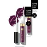 Avon Power Stay Likit Ruj 6ml - Power On Plum Ikili Set - Renkli