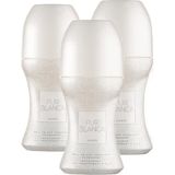 Avon Pur Blanca Antiperspirant 3x50 ml Roll-On Deodorant